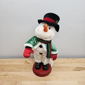 Gemmy Animated Snowman Christmas Shake Your Groove Thing Spinning Booty Shaker